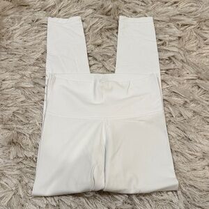 TNA Action White High-Waisted Leggings
